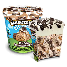 Cookie Vermont-ster Sundae 465 ml